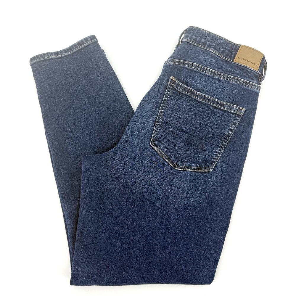 American Eagle Outfitters High Rise Dark Blue Jeans